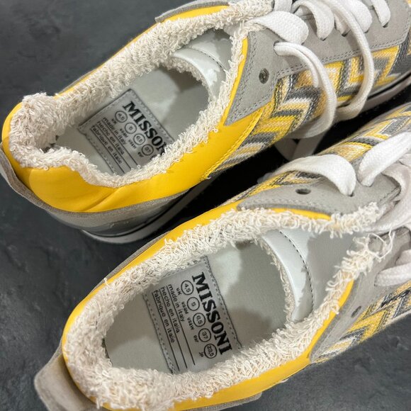 Missoni White/Yellow Shimirun Sneaker (Size 37) BRAND NEW - Picture 5 of 5